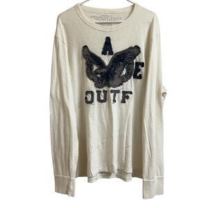American Eagle Outfitters Men’s Size XL Athletic Fit Long Sleeve T Shirt Y2K